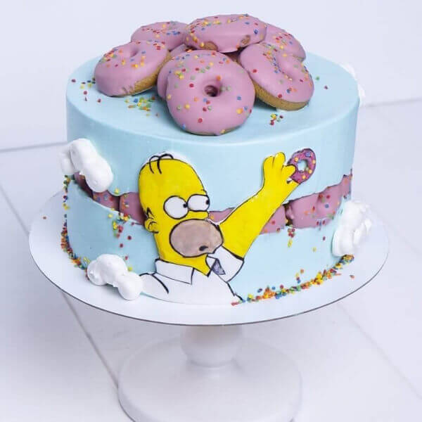 Заказать Симпсоны в Санкт-Петербурге - фото, цены и выбор начинок на сайте  Cake Time