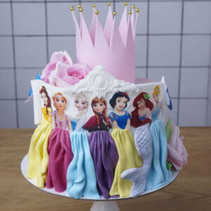pre1 tort s princessami  2699 300x300 - Торт с принцессами