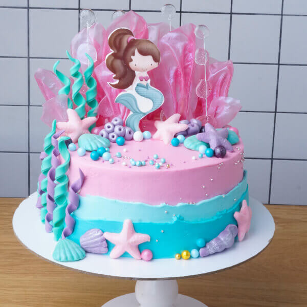 Сахарная картинка на торт девочке Русалочка Ариэль принцесса