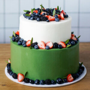 pre1 tort zelenyi s iagodami  2800 300x300 - Торт зеленый с ягодами