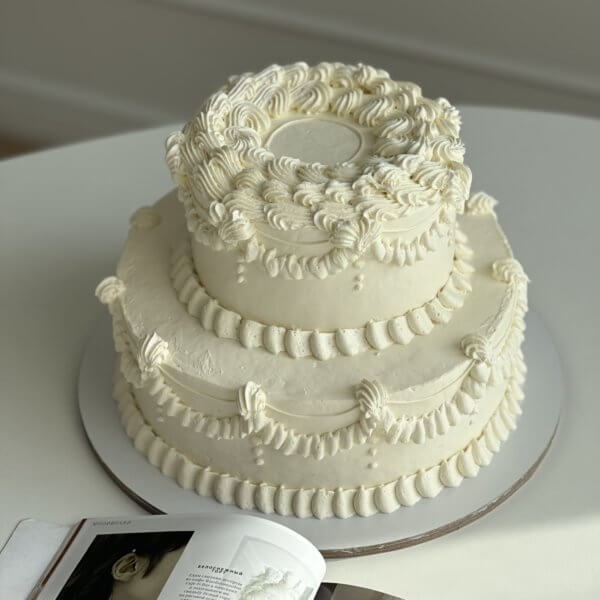 img 4832 600x600 - Свадебный торт с рюшами