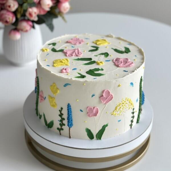 img 4440 600x600 - Торт кремовые цветы